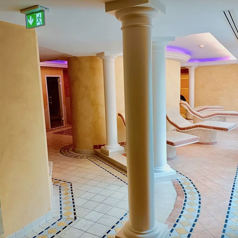 Hostellerie des Châteaux 67 Ottrott antidérapant Stellmann posé dans le SPA