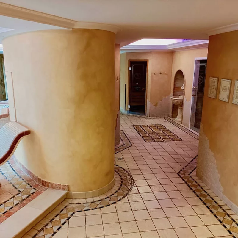 Hostellerie des Châteaux 67 Ottrott antidérapant Stellmann posé dans le SPA