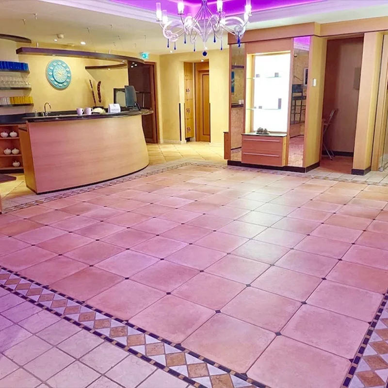 Hostellerie des Châteaux 67 Ottrott antidérapant Stellmann posé dans le bar du SPA