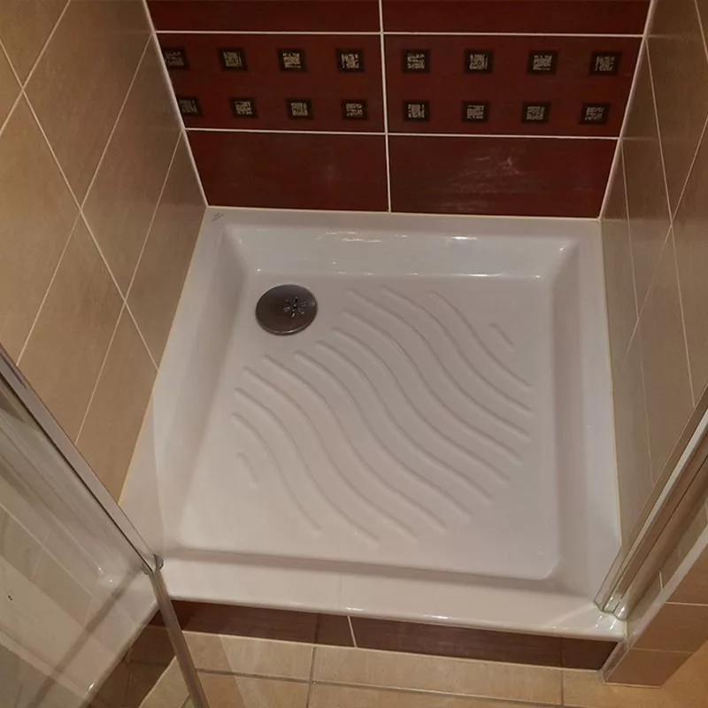 Antidérapant Stellmann appliqué dans le bac de douche